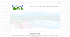 Desktop Screenshot of casamarverde.com